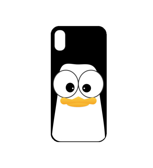 Crazy Pinguins iPhone X Case by Andre Martin