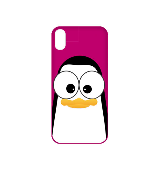 Crazy Pinguins iPhone X Case by Andre Martin