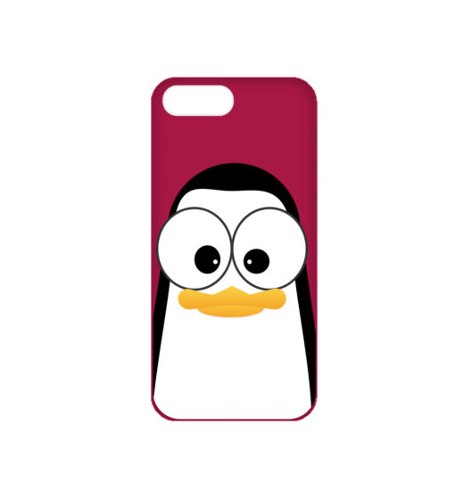 Crazy Pinguins iPhone 8 Plus Case by Andre Martin