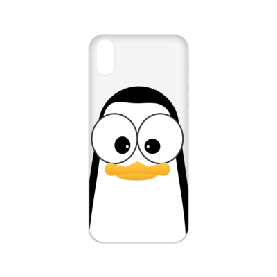 Crazy Pinguins iPhone X Case by Andre Martin